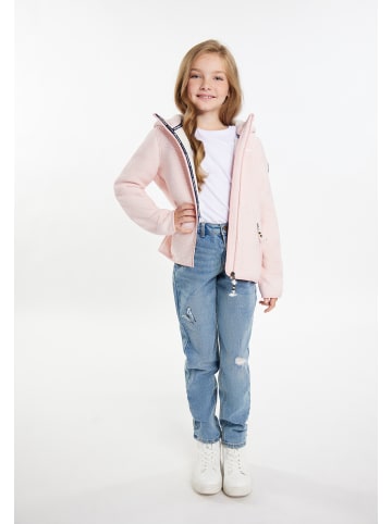 Schmuddelwedda Mädels Blouson + Tagesrucksack - Set in Pastellrosa Melange