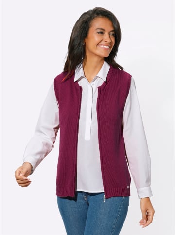 WITT WEIDEN Strickweste in fuchsia