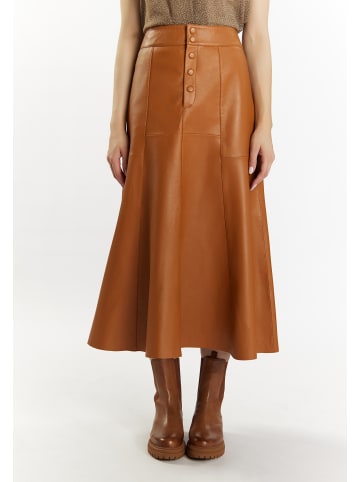 DreiMaster Vintage Damen Rock in Cognac