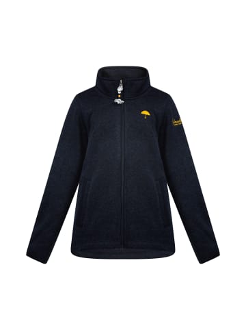Schmuddelwedda Mädchen (Kids) Strickfleecejacke in Marine Melange