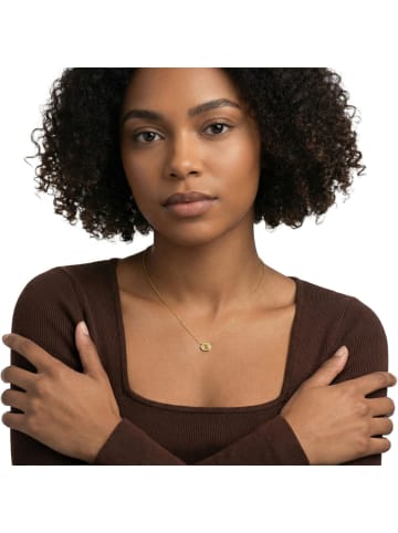 Noelani Kette mit Anhänger Silber 925, gelbvergoldet in gold