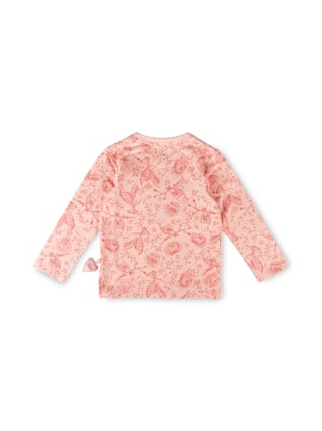 Sigikid Langarmshirt Pink Birds in Hellrosa
