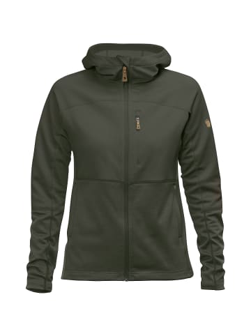 FJÄLLRÄVEN Fleecejacke Abisko Trail Fleece W in Dunkeloliv