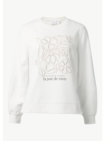 comma Sweatshirt in 01E4_weiß