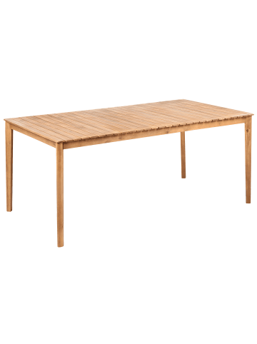 Beliani Esstisch JACO in Braun - (W) 100 x (H) 75 x (L) 180 cm