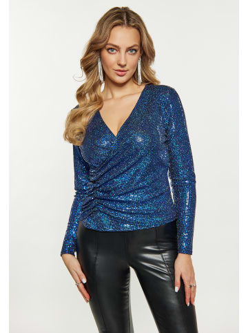 faina Damen Blusenshirt in Blau