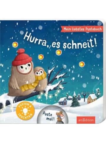 ars edition Buch - Mein liebstes Pustebuch - Hurra, es schneit!