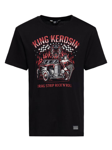 King Kerosin King Kerosin T-Shirt Dragstrip in schwarz