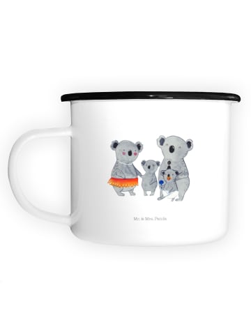 Mr. & Mrs. Panda XL Emaille Tasse Koala Familie ohne Spruch in Weiß