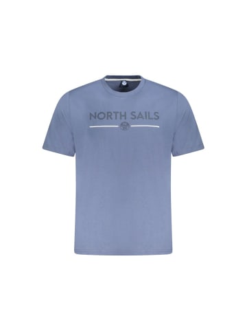 North Sails Blau Baumwolle Herren T-Shirt