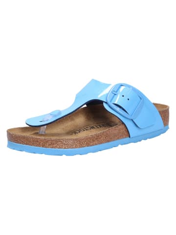 Birkenstock Tieffußbett Pantolette in blau