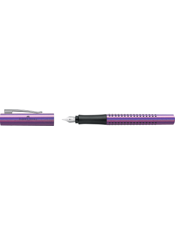 Faber-Castell Füllhalter Grip Glam Edition - Feder F violett glam.
