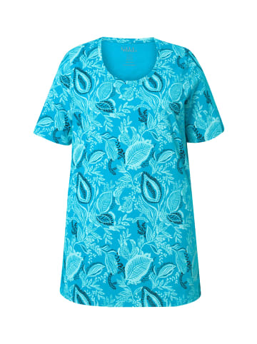 Ulla Popken Longshirt in tiefes aqua