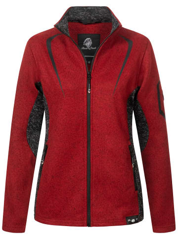 Rock Creek Fleecejacke in Rot