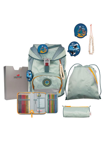 DerDieDas ErgoFlex Eco Schulranzen-Set 5tlg. in Grey Planet