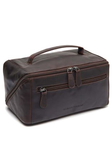 The Chesterfield Brand Elmia - Kulturbeutel 24 cm (schwarz) in braun