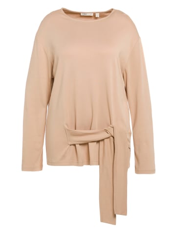 Ulla Popken Sweatshirt in sandbraun