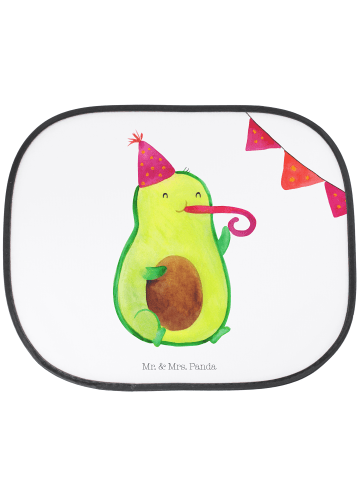 Mr. & Mrs. Panda Sonnenblende Auto Avocado Party ohne Spruch in Weiß