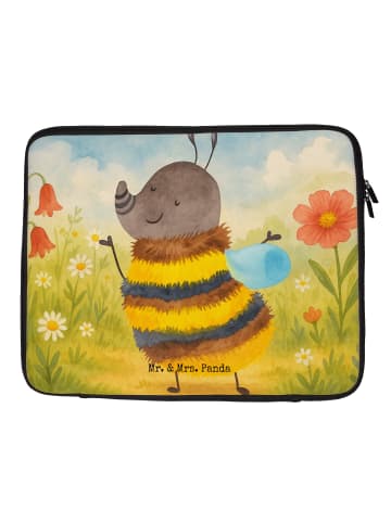 Mr. & Mrs. Panda Laptoptasche Hummel flauschig Design ohne Spruch in Weiß