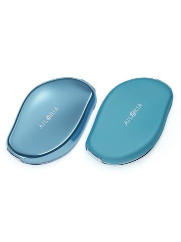 Ailoria GLIDE & GLOW COLLECTION Haar- & Hornhautentferner in aquablau