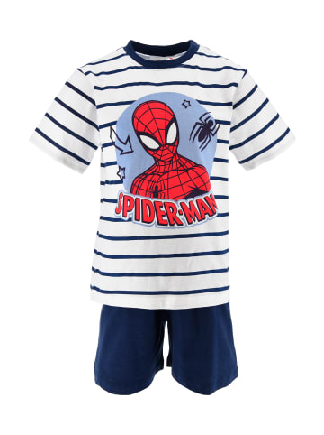 Spiderman 2tlg. Outfit: Schlafanzug kurzarm Pyjama in Rot