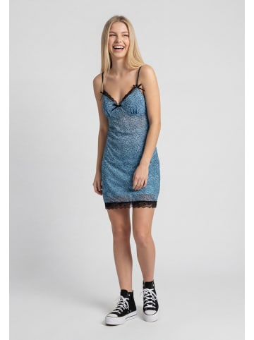 myMo Women Dress in blue black