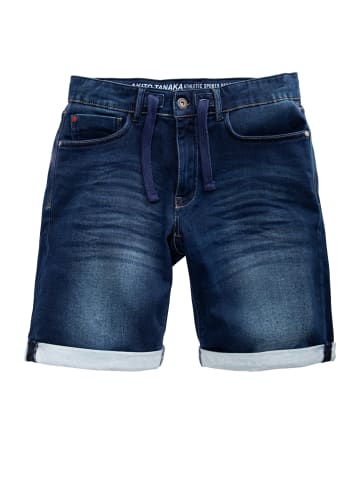 Akito Tanaka Akito Tanaka AKITO TANAKA Herren Jogg Shorts im Denim-Look in dunkelblau