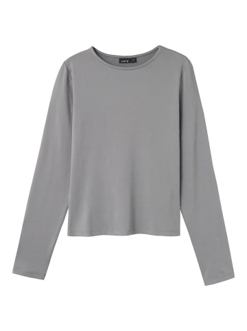 name it Oberteil mit langen Ärmeln in Sharkskin