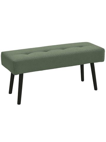 HOMCOM Sitzbank-100L x 36B x 45H cm-Grün