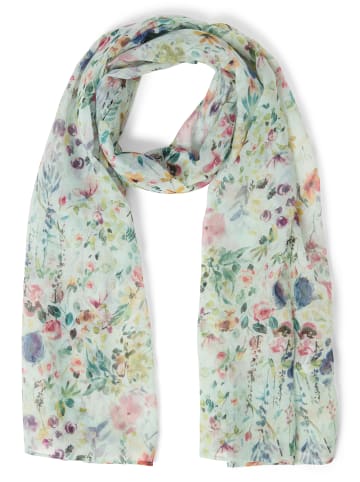 Marie Lund Schal in mint mehrfarbig - 0001