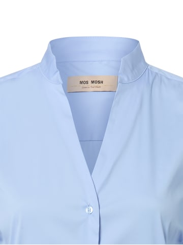 Mos Mosh Bluse MMHassie Pleat Shirt in hellblau