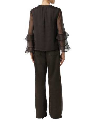 comma Blusenshirt in schoko - 0002