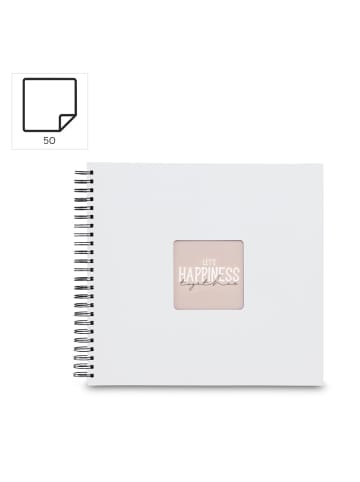 Hama "Fine Art", 36x32 cm, 50 schwarze Seiten, Weiß in Standard