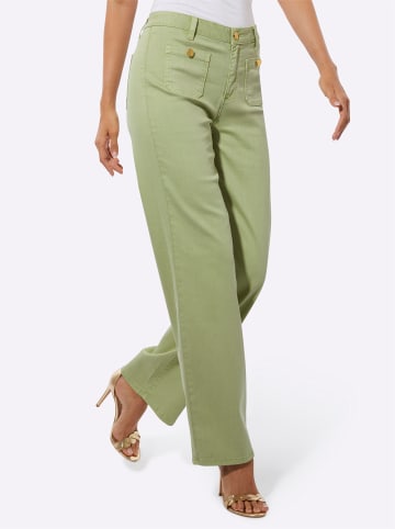 creation L Jeans in lindgrün