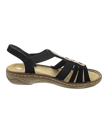 rieker Sandalette Schwarz
