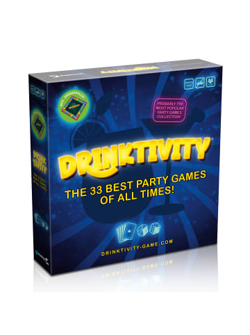 Gomazing Brettspiel Drinktivity The Big Party Games Collection englisch in mehrfarbig