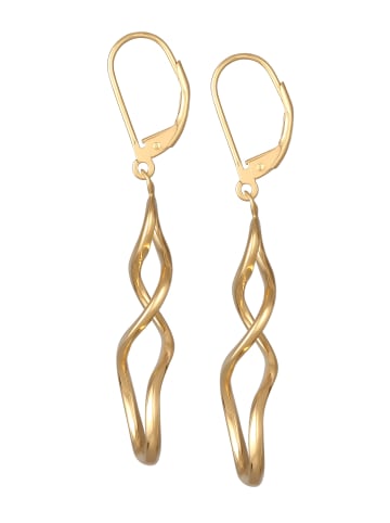 Elli Ohrringe 925 Sterling Silber Spirale in Gold