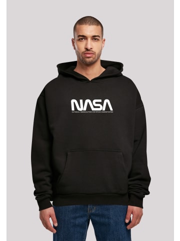 F4NT4STIC Ultra Heavy Hoodie NASA worm in schwarz