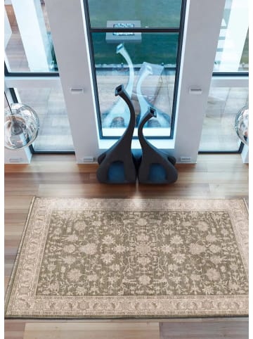 Atticgo Orientalischer Kurzflor-Teppich ONA in grün / beige