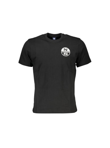 North Sails Schwarzes Baumwoll-T-Shirt