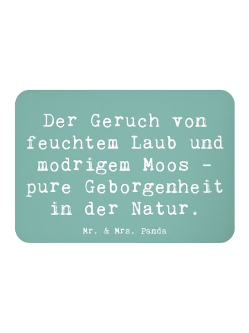 Mr. & Mrs. Panda Magnet Spruch Geborgenheit in der Natur mit Spruch in Meeresbrise