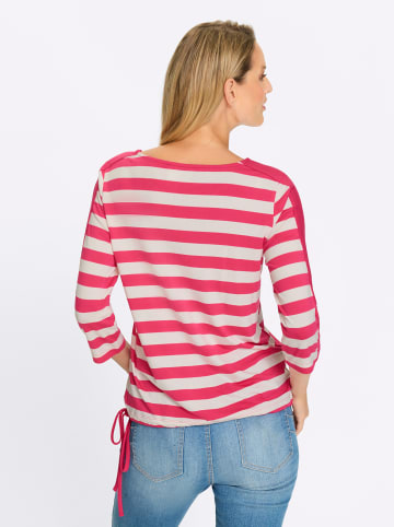 Heine Ringelshirt in pink-weiß-geringelt