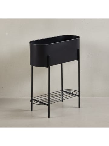 KADIMA DESIGN Pflanzgefäß Metall 51x65x22 cm Pflanzkübel mit Gestell und