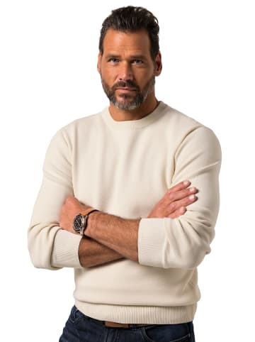 JP1880 Pullover in cremeweiß