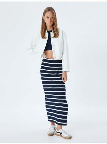 KOTON Rock in Marineblau Gestreift