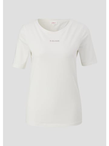 s.Oliver T-Shirt in 02D0_creme