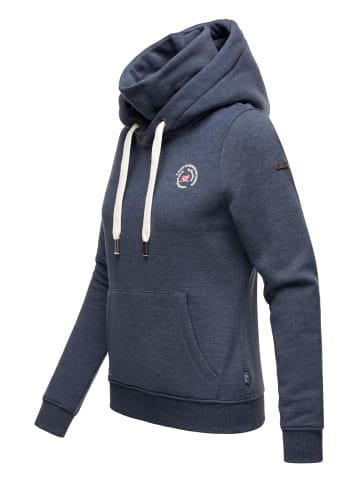 Marikoo Kapuzensweatshirt Chihiroo in Dusty Blue Melange