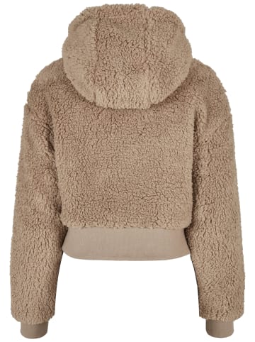 Urban Classics Urban Classics Damen Ladies Short Oversized Sherpa Jacket in softtaupe