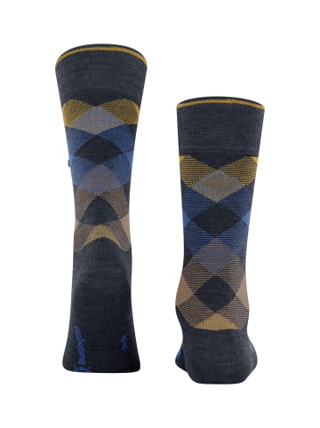 Burlington Socken Newcastle Melange in Steelblue