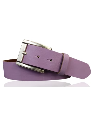 FRONHOFER Ledergürtel 4cm in Lavendel